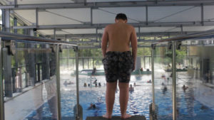 InZwischenZeit:Filme dreht im Schwimmbad für einen Imagefilm für den Verein Gemeinsam mit Behinderten e.V.