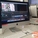 Ein Film wird an einem Mac geschnitten. InZwischenZeit:Filme erstellt hochwertige Filme für Ihr Unternehmen